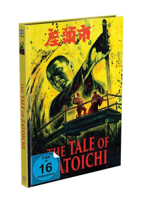The Tale of Zatoichi (Blu-ray &amp; DVD im Mediabook), 1 Blu-ray Disc und 1 DVD
