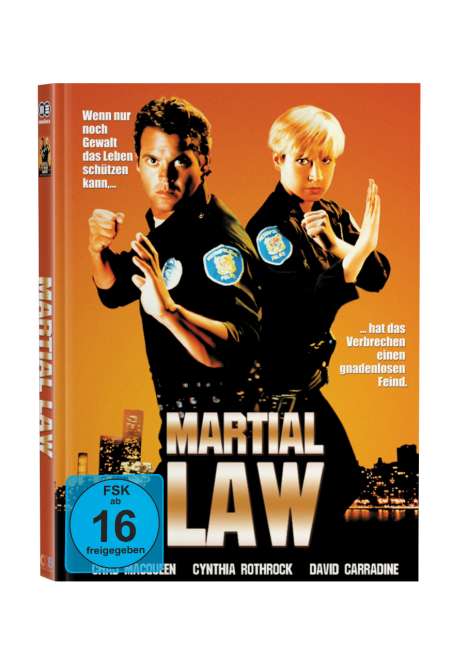 Martial Law (Ultra HD Blu-ray &amp; Blu-ray im Mediabook), 1 Ultra HD Blu-ray, 1 Blu-ray Disc und 1 DVD