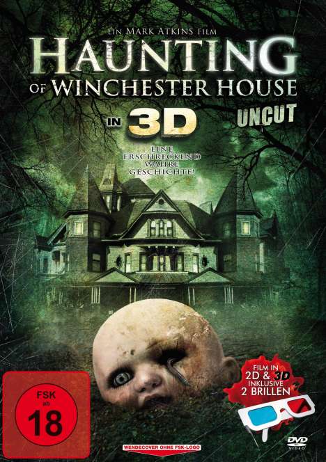 Haunting Of Winchester House 3D, DVD
