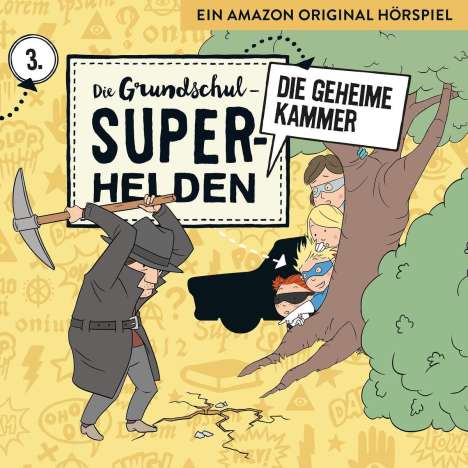 Die Grundschul-Superhelden 03: Die geheime Kammer, CD