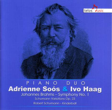 Johannes Brahms (1833-1897): Symphonie Nr.1 (für Klavier 4-händig), CD
