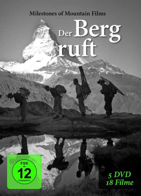 Der Berg ruft - Milestones of Mountain Films (18 Filme auf 5 DVDs), 5 DVDs