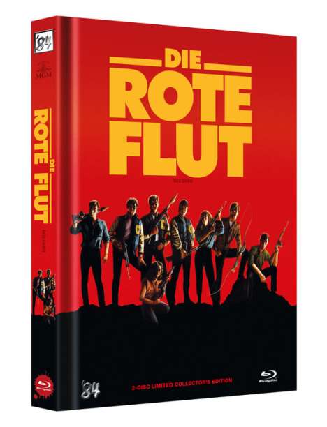 Die Rote Flut (Blu-ray &amp; DVD im Mediabook), 1 Blu-ray Disc und 1 DVD