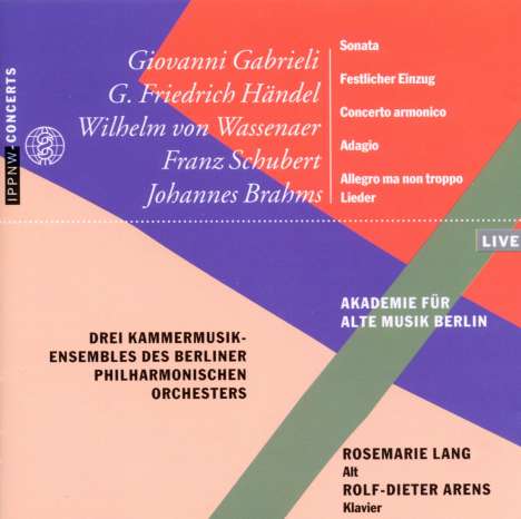 Drei Kammermusikensembles der Berliner Philharmoniker, CD