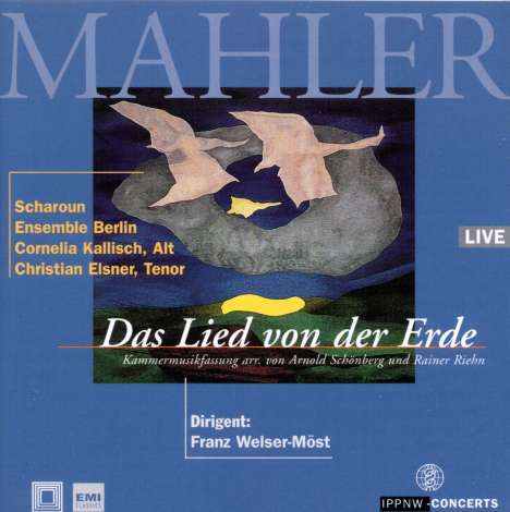 Gustav Mahler (1860-1911): Das Lied von der Erde, CD