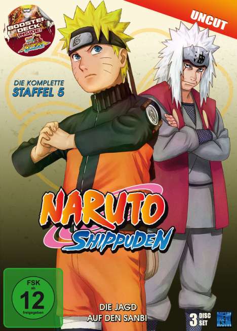 Naruto Shippuden Staffel 5, 3 DVDs