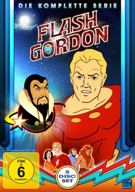 Flash Gordon - Die komplette Serie, 2 DVDs