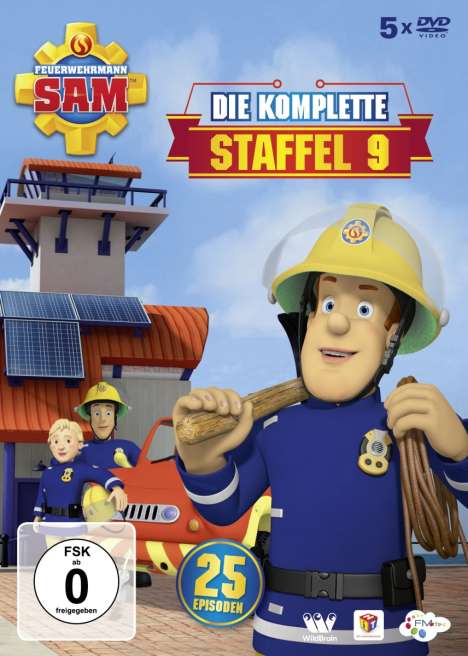 Feuerwehrmann Sam Staffel 9, 5 DVDs