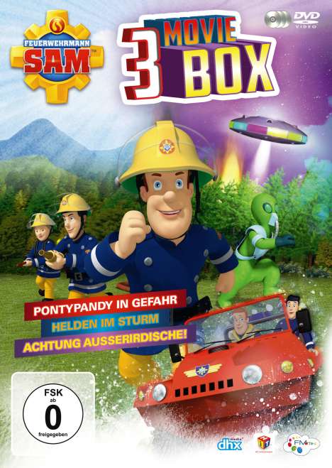 Feuerwehrmann Sam -  3 Movie Box (Limited Edition), 3 DVDs