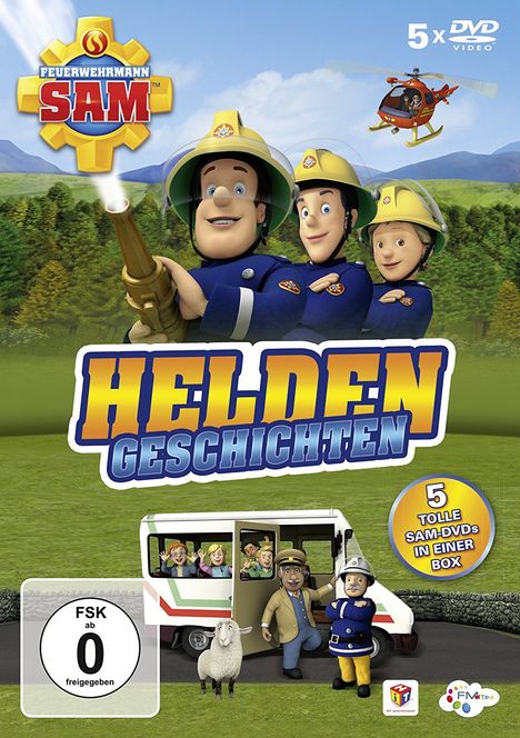 Feuerwehrmann Sam - Heldengeschichten, 5 DVDs