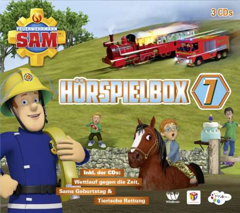 Feuerwehrmann Sam Hörspielbox 7 (3 CDs), 3 CDs
