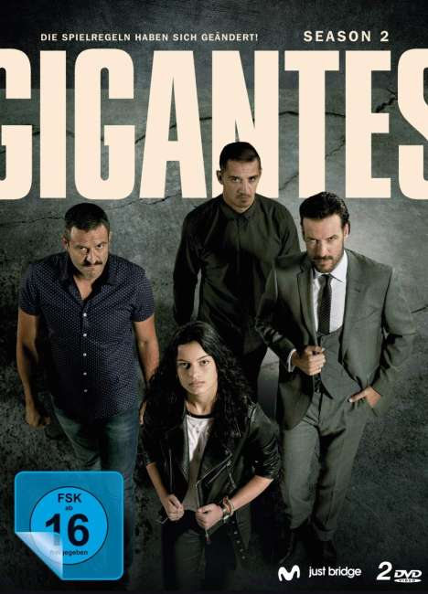 Gigantes Staffel 2, 2 DVDs