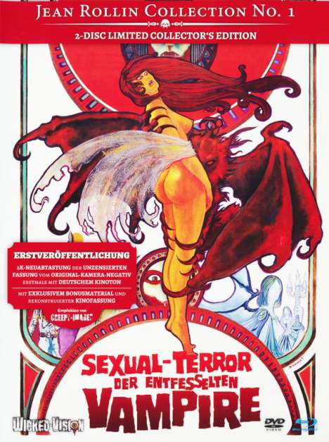 Sexual-Terror der entfesselten Vampire (Blu-ray &amp; DVD im Mediabook), 1 Blu-ray Disc und 1 DVD