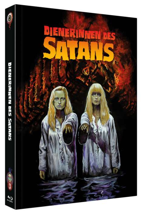 Dienerinnen des Satans (Blu-ray &amp; DVD im Mediabook), 1 Blu-ray Disc und 1 DVD