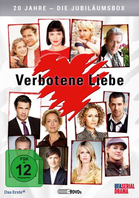 Verbotene Liebe - 20 Jahre: Die Jubiläumsbox, 9 DVDs