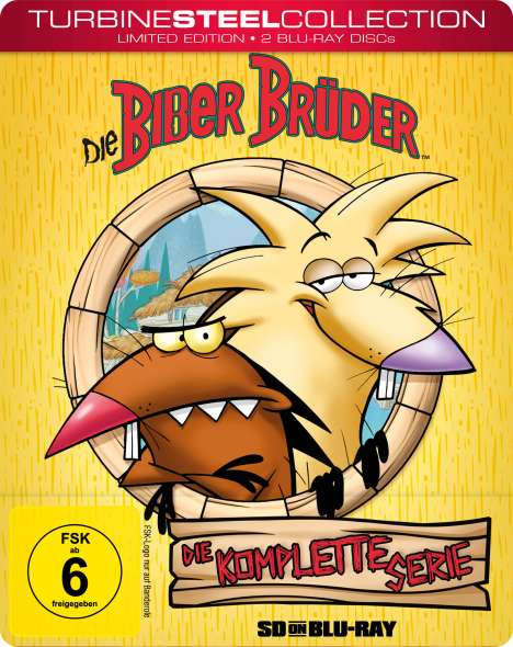 Die Biber Brüder (Komplette Serie) (SD on Blu-ray im Steelbook), 2 Blu-ray Discs