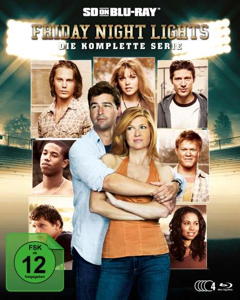 Friday Night Lights (Komplette Serie) (SD on Blu-ray), 4 Blu-ray Discs