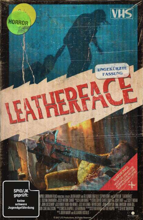 Leatherface (Limited Collector's Edition im VHS-Design) (Blu-ray &amp; DVD), Blu-ray Disc