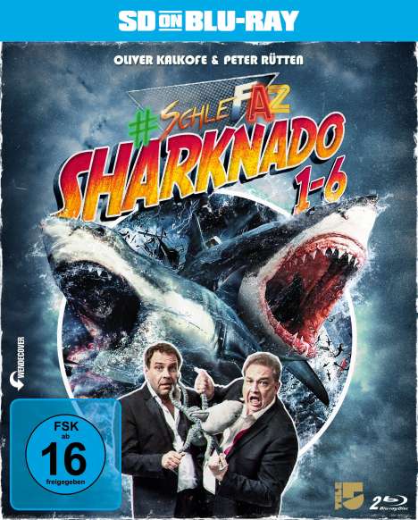 #SchleFaZ - Sharknado 1-6 (SD on Blu-ray), 2 Blu-ray Discs