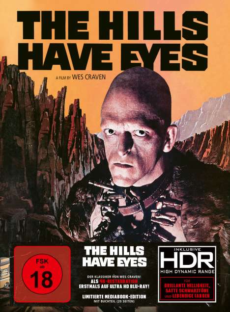 The Hills Have Eyes (1977) (Ultra HD Blu-ray &amp; Blu-ray im Mediabook), 1 Ultra HD Blu-ray und 1 Blu-ray Disc
