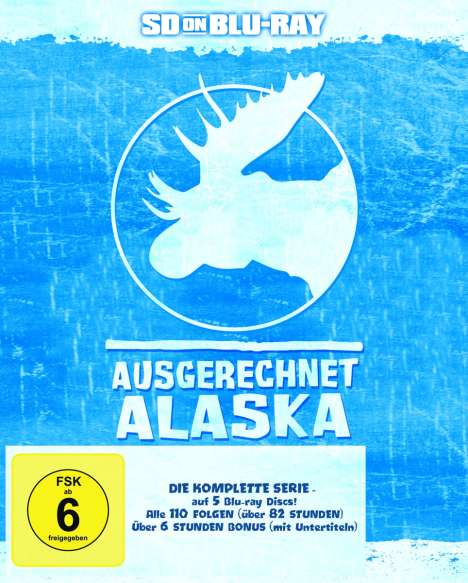 Ausgerechnet Alaska (Komplette Serie) (SD on Blu-ray), 5 Blu-ray Discs