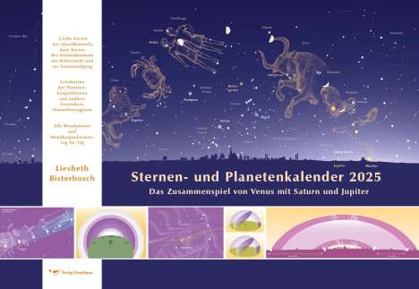 Liesbeth Bisterbosch: Sternen- und Planetenkalender 2025, Kalender