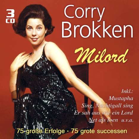 Corry Brokken: Milord: 75 große Erfolge, 3 CDs