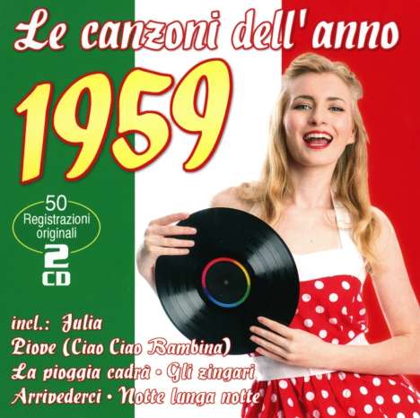 Le Canzoni Dell' Anno 1959, 2 CDs