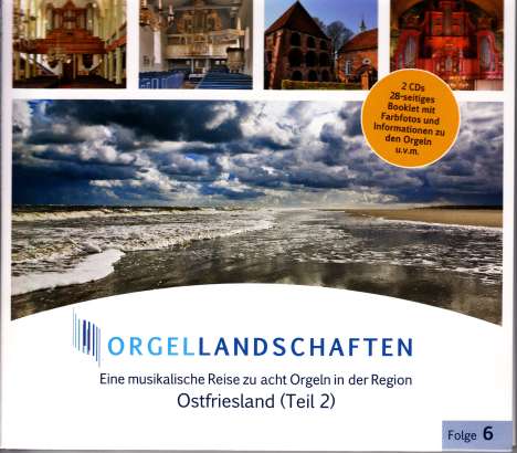 Orgellandschaften Vol.6 - Ostfriesland Teil 2, 2 CDs