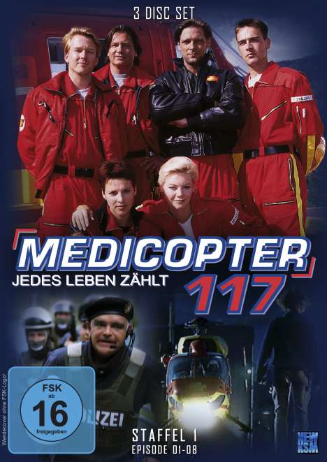 Medicopter 117 Staffel 1, 3 DVDs