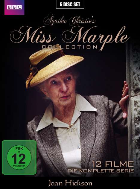 Miss Marple Collection (12 Filme - Komplette Serie), 6 DVDs
