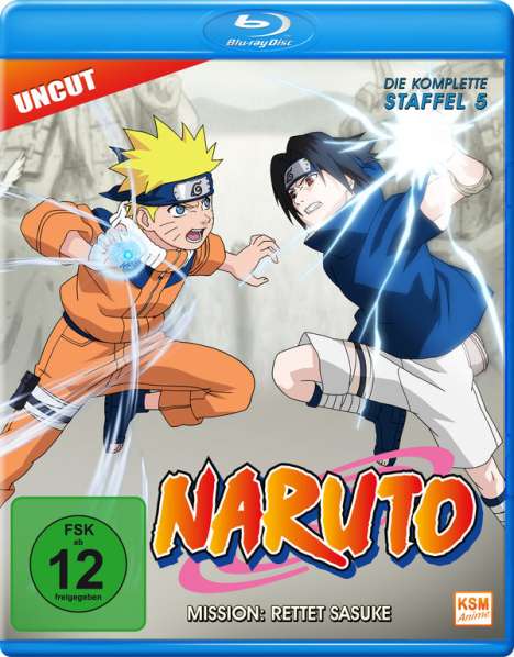 Naruto Staffel 5 (Blu-ray), Blu-ray Disc