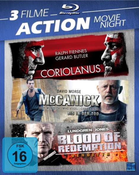 Action Movie Night (Blu-ray), 3 Blu-ray Discs