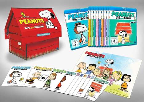 Peanuts: Die neue Serie (Komplette Serie) (Hundehütten-Edition) (Blu-ray), 10 Blu-ray Discs