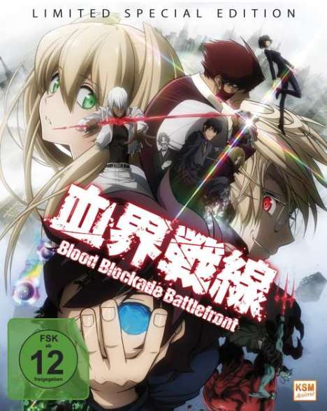 Blood Blockade Battlefront (Komplette Serie) (Blu-ray), 3 Blu-ray Discs und 1 CD