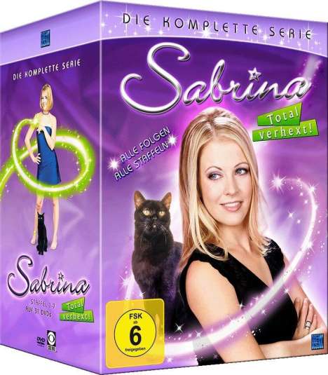 Sabrina - Total verhext (Komplette Serie), 31 DVDs