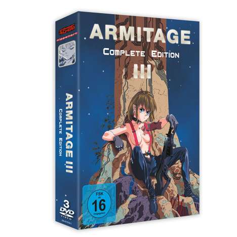 Armitage III (Complete Edition - 4 OVA's &amp; 2 Movies), 3 DVDs