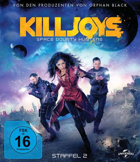 Killjoys - Space Bounty Hunters Staffel 2 (Blu-ray), 2 Blu-ray Discs