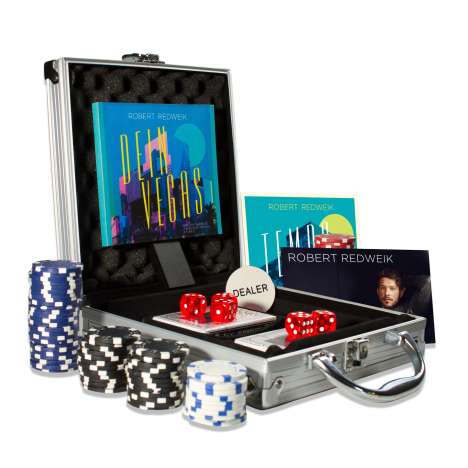 Robert Redweik: Dein Vegas (Pokerkoffer) (Limited-Fan-Edition), 2 CDs und 1 Merchandise