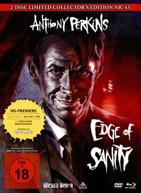 Edge of Sanity (Blu-ray &amp; DVD im Mediabook), 1 Blu-ray Disc und 1 DVD