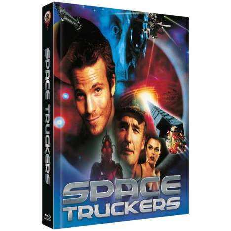 Space Truckers (25th Anniversary Edition) (Blu-ray &amp; DVD im Mediabook), 1 Blu-ray Disc und 1 DVD