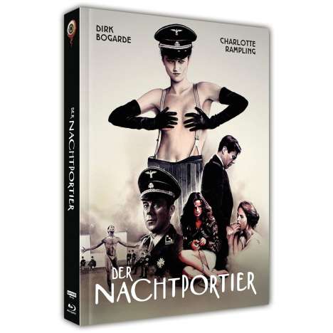 Der Nachtportier (Ultra HD Blu-ray, Blu-ray &amp; DVD im Mediabook), 1 Ultra HD Blu-ray, 1 Blu-ray Disc und 1 DVD