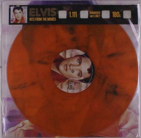 Elvis Presley (1935-1977): Filmmusik: Hits From The Movies (180g) (Limited Numbered Edition) (Orange Marbled Vinyl), LP