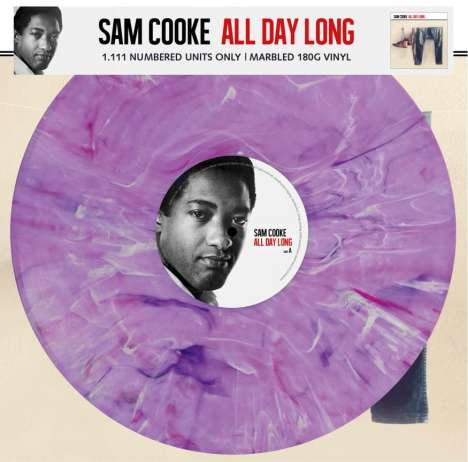 Sam Cooke (1931-1964): All Day Long (180g) (Limited Edition) (Marbled Vinyl), LP