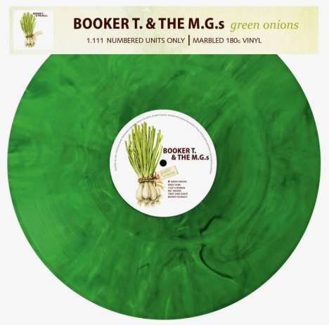 Booker T. &amp; The MGs: Green Onions (180g) (Limited Numbered Edition) (Green Marbled Vinyl), LP