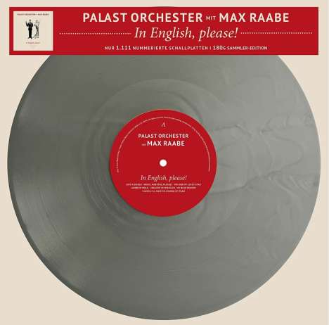 Max Raabe: In English, Please! (180g) (Limited Numbered Edition) (Silver Vinyl), LP