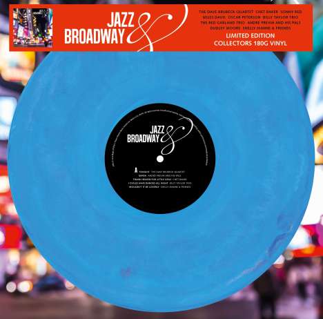 Jazz &amp; Broadway  (180g) (Limited Numbered Edition) (Blue Marbled Vinyl), LP