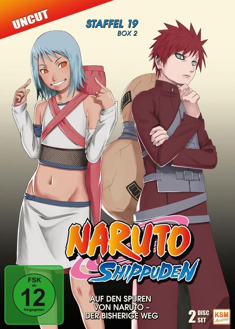 Naruto Shippuden Staffel 19 Box 2, DVD