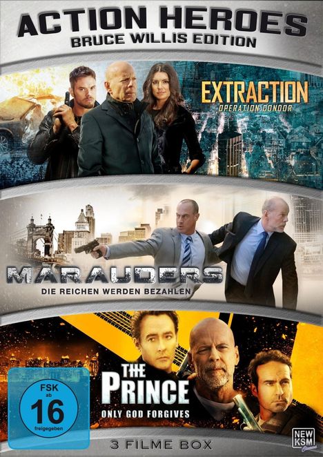 Action Heroes: Bruce Willis Edition, 3 DVDs