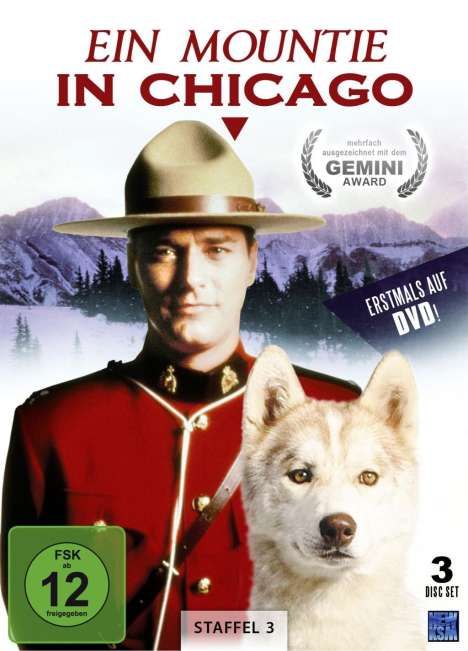 Ein Mountie in Chicago Staffel 3, 3 DVDs